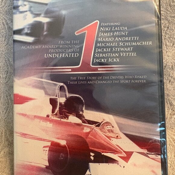 FORMULA 1 DVD DRIVERS WHO RISKED THEIR LIVES Andretti Schumacher Lauda Hunt NEW - Picture 1 of 2